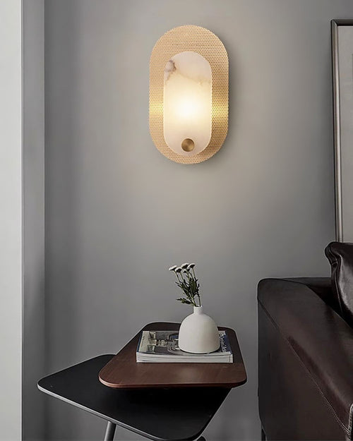 Modern Harlan Alabaster Wall Light